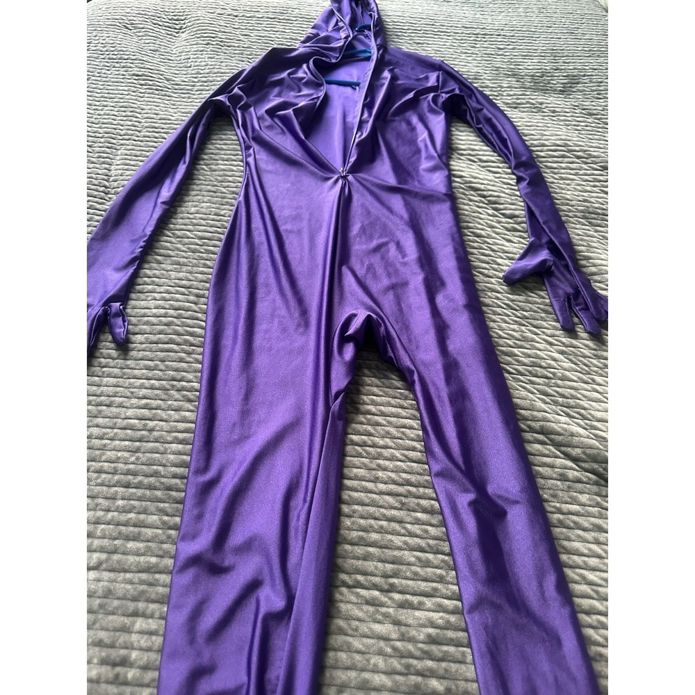 Morhp Costumes USA Unisex Purple Morph suit Full Body Suit Sz Adult L Halloween